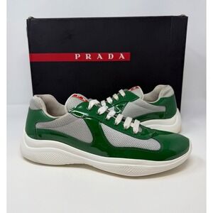 Prada Americas Cup Sneaker Green Size 8 US 7 UK